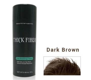 Thick Fiber হেয়ার বিল্ডিং ফাইবার 25gm(Dark Brown)