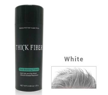 Thick Fiber হেয়ার বিল্ডিং ফাইবার 25 gm (White)  