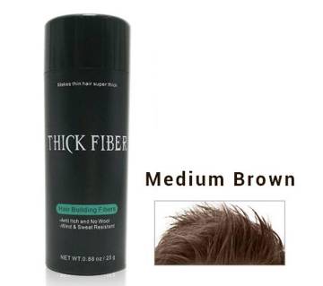 Thick Fiber হেয়ার বিল্ডিং ফাইবার- Medium Brown 