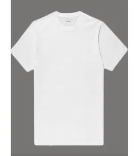 Casual Half Sleeve Cotton T-shirt for Men - White 
