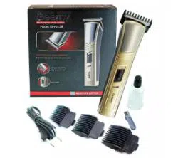 gm-6128-rechargeable-professional-beard-trimmer-hair-clipper-for-men