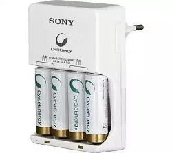 sony-rechargeable-aa-2500mah-battery-with-charger-silver