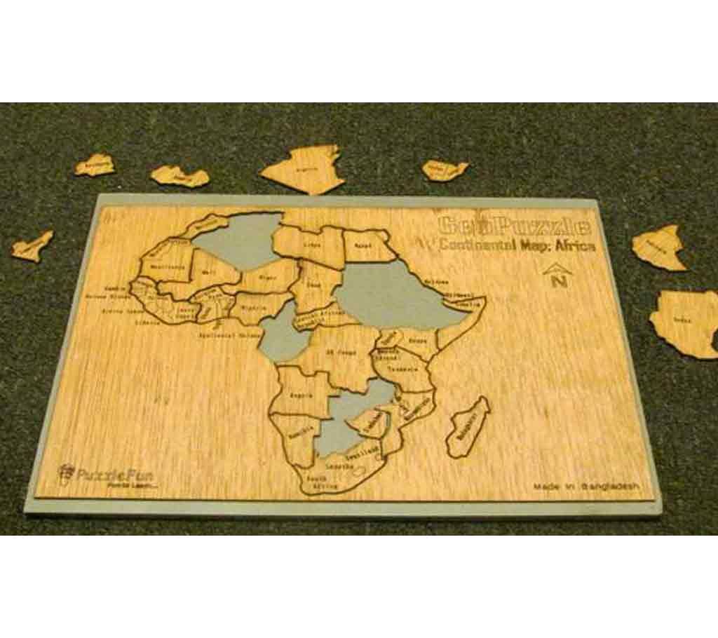 World Map: Africa পাজল বাংলাদেশ - 599930