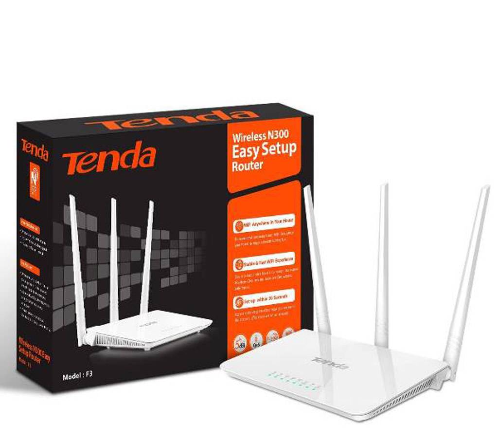 Tenda F3 300Mbps WiFi রাউটার বাংলাদেশ - 605003