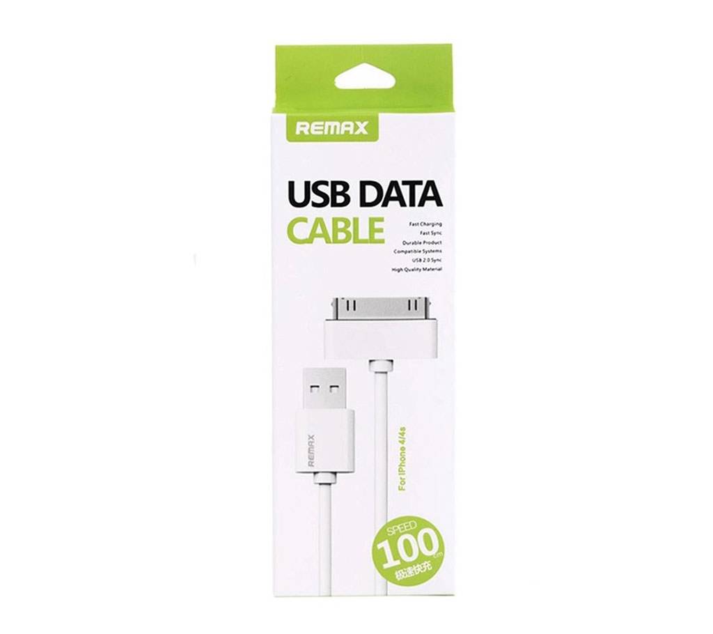 Remax Data Cable For iPhone 4/ 4s ipad বাংলাদেশ - 613202