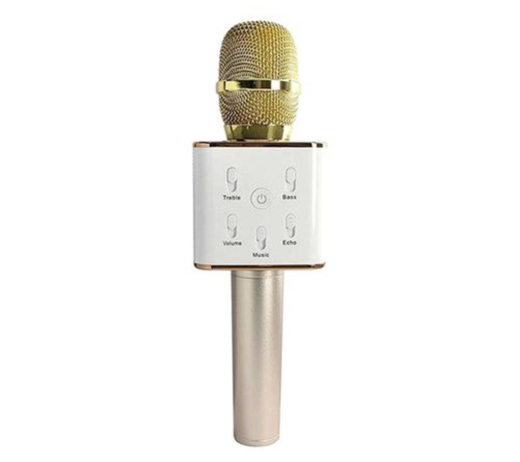 Wireless Bluetooth Microphone Speaker Karaoke tuxun Q7 - Gol বাংলাদেশ - 627381