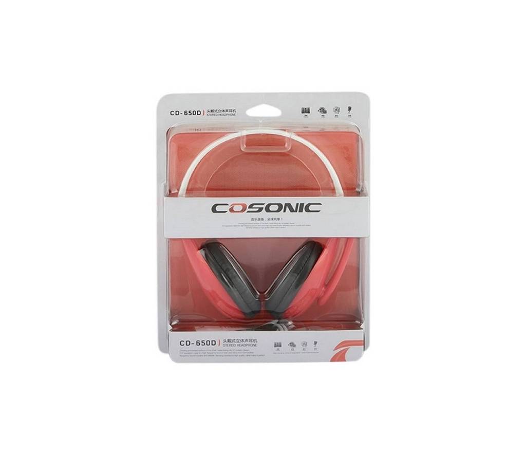 Cosonic CD-650D হেডফোন - রেড বাংলাদেশ - 743437