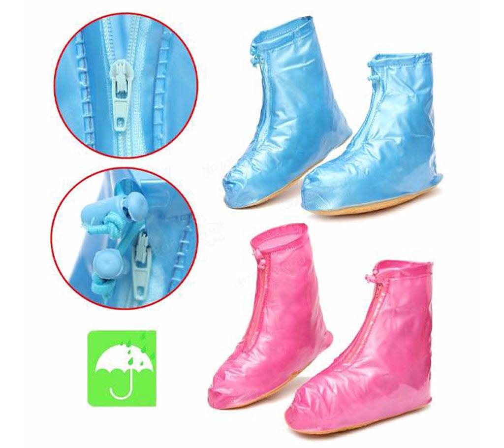 Waterproof Shoe Covers Flattie Rain Rainproof Zip বাংলাদেশ - 605377