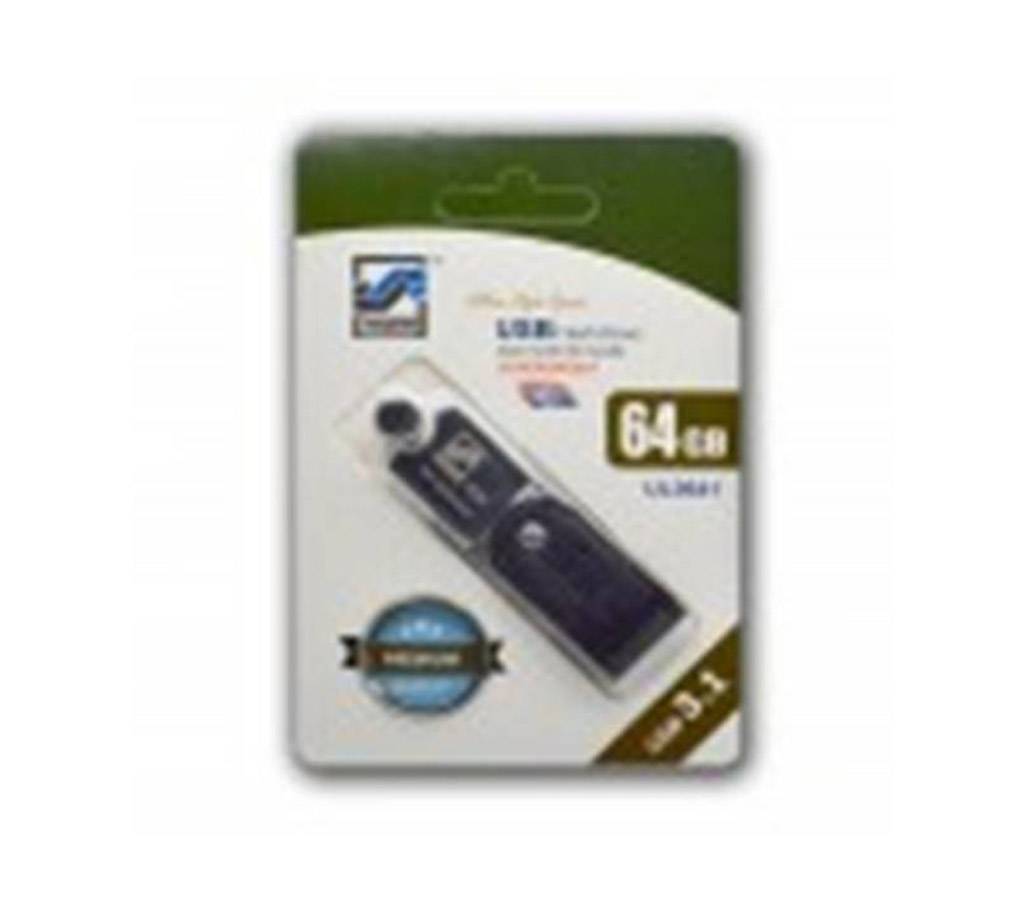 Premium USB ফ্ল্যাশ ড্রাইভ UL0641 /64GB / USB 3.1 বাংলাদেশ - 607459