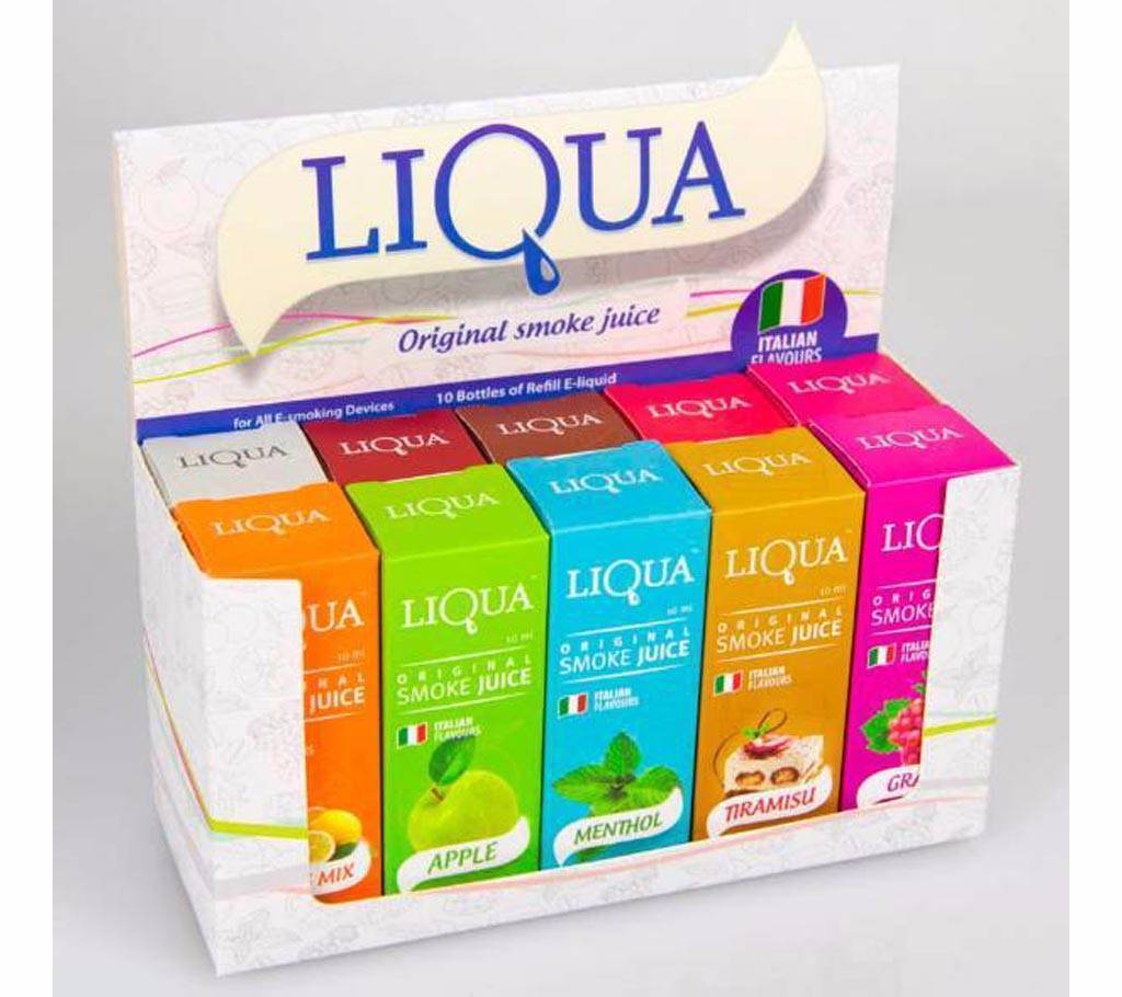 LIQUA 10 item ই-লিকুইড Flavor 10ml বাংলাদেশ - 887087