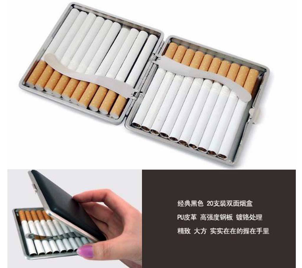 Slim Leather Mix Metal Cigarette Pack বাংলাদেশ - 608513