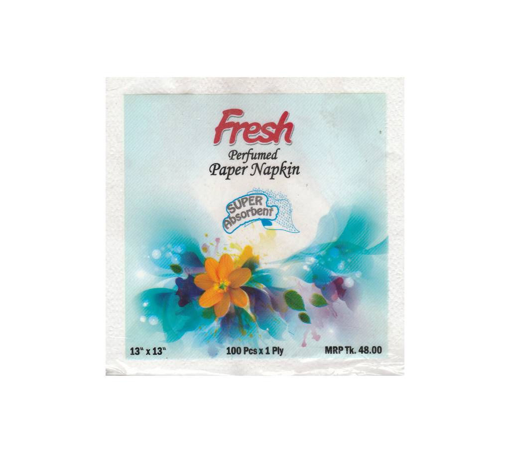 Fresh পারফিউমড পেপার ন্যাপকিন (টিস্যু) ১ প্যাকেট বাংলাদেশ - 719402