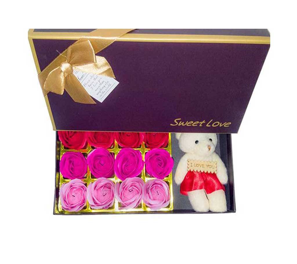 Teddy & Roses Valentine Gift Box বাংলাদেশ - 614632