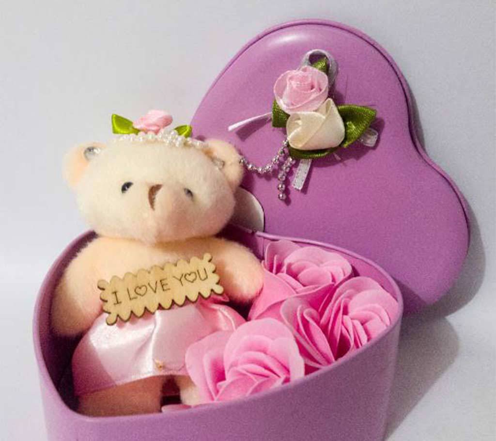 Valentine Heart shaped Metal Gift Box বাংলাদেশ - 614636