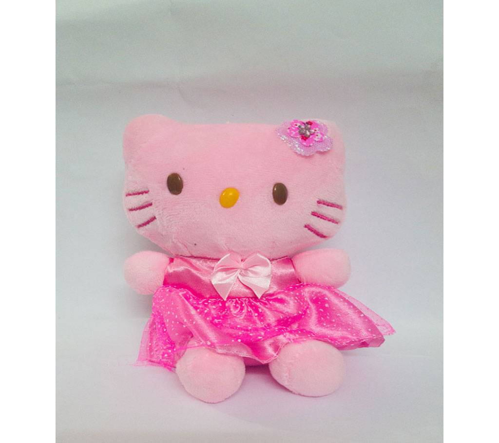 Cute Hello Kitty Cat কটন ডল ফর কিডস- পিঙ্ক বাংলাদেশ - 640596