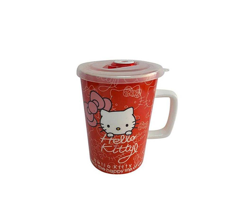 Hello Cute Kitty Ceramic জুস অ্যান্ড কফি মগ- রেড বাংলাদেশ - 648248