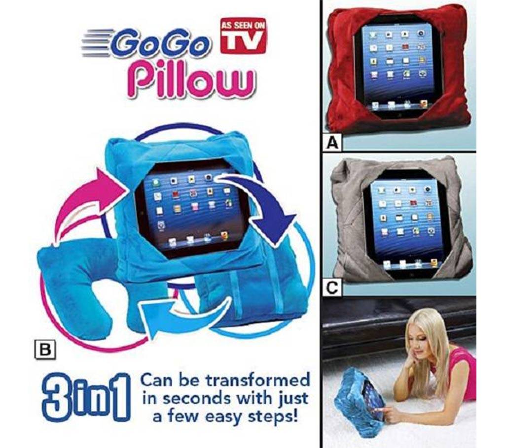 Multifunctional 3-in-1 Travel Pillow iPod Holder বাংলাদেশ - 615989