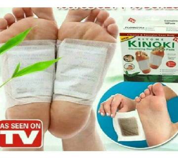 Real Foot Detox Patch Natural Pads Toxin Removal Detoxify 10Pads