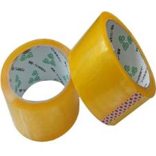 2PCS Width Clear Transparent Tape Sealing Sticky Tape Rolls Home Office Packing Supplies School Stationery