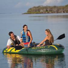 INTEX Seahawk 3 Person Inflatable Boat Set