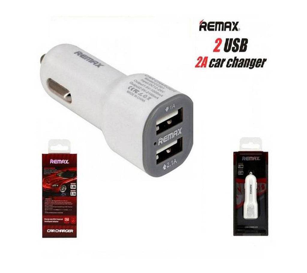 2 in 1 Remax USB কার চার্জার বাংলাদেশ - 655076
