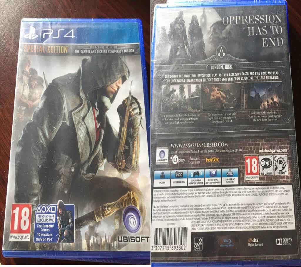UBISOFT Assassin's Creed Syndicate Gaming CD for PlayStation বাংলাদেশ - 639898