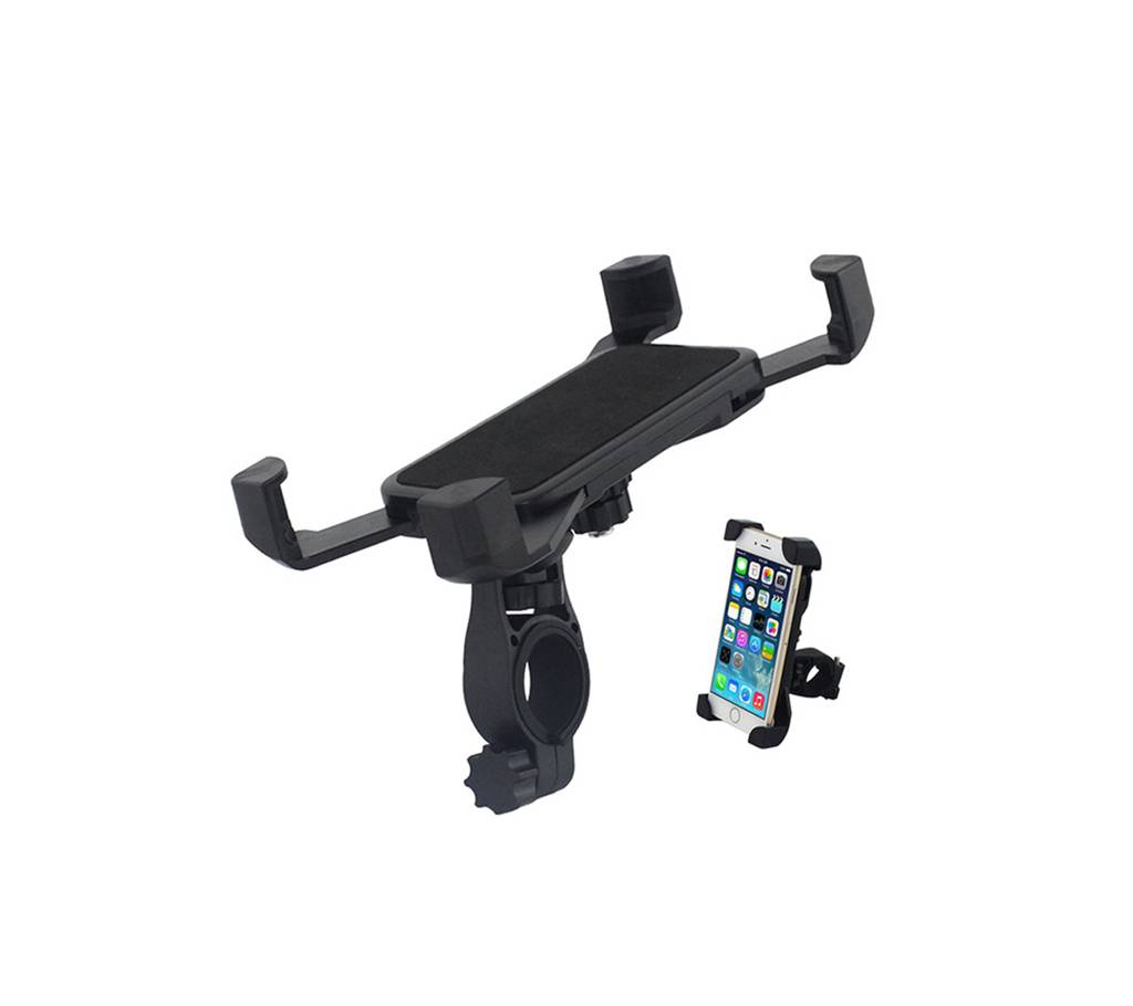 Universal Bike & Bicycle Phone Holder Anti Slip Roating Clip Stand বাংলাদেশ - 783582