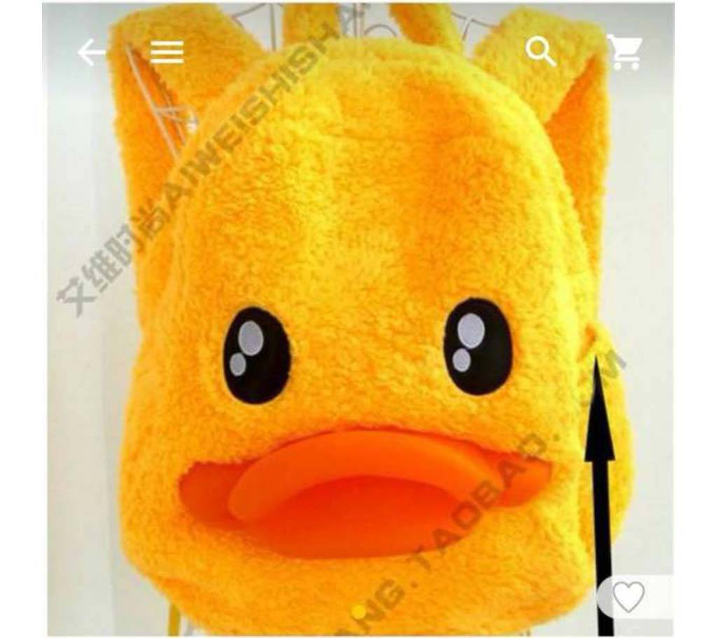 💥Super Cute Yellow Duck Plush Lovely Backpack 💥 বাংলাদেশ - 615535