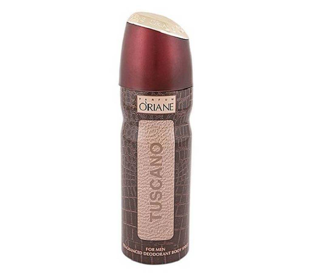 Oriane Tuscano Deodorant Body Spray For Men 250ml - India বাংলাদেশ - 640138