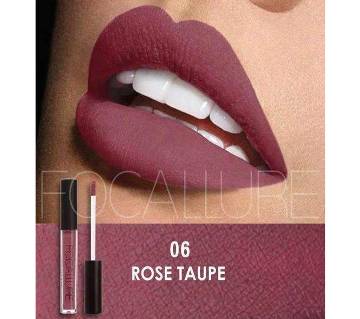 FOCALLURE Matte Liquid Lipstick #06 Rose Taupe China 