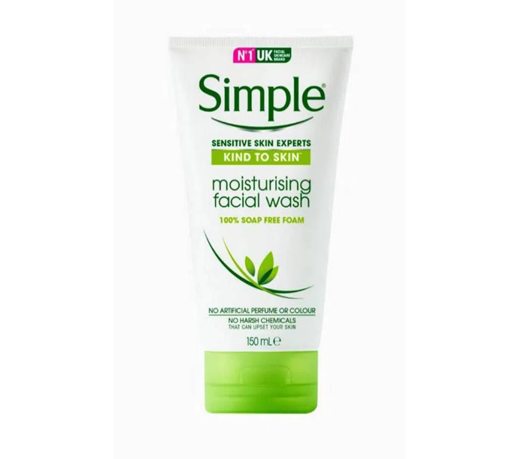 Simple Moisturizing Facial Wash 150ml - UK 
