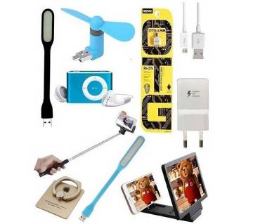 10 In 1 Mobile Accessories Combo  offer