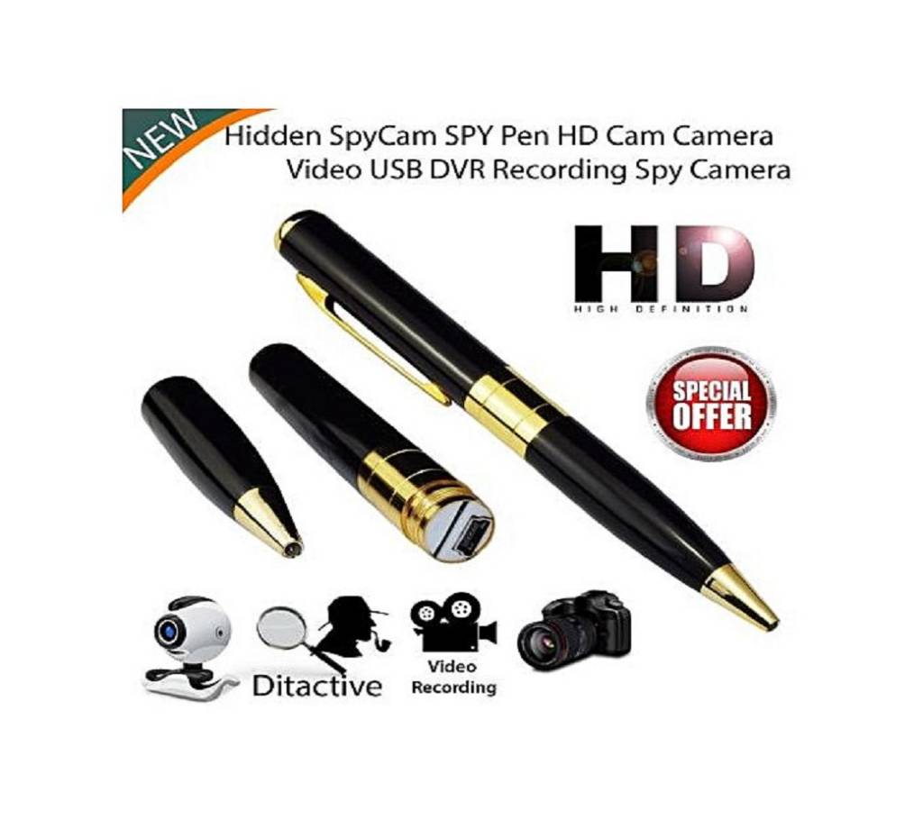 Spy Pen Camera HD 32GB - Memory Card Supported বাংলাদেশ - 724824