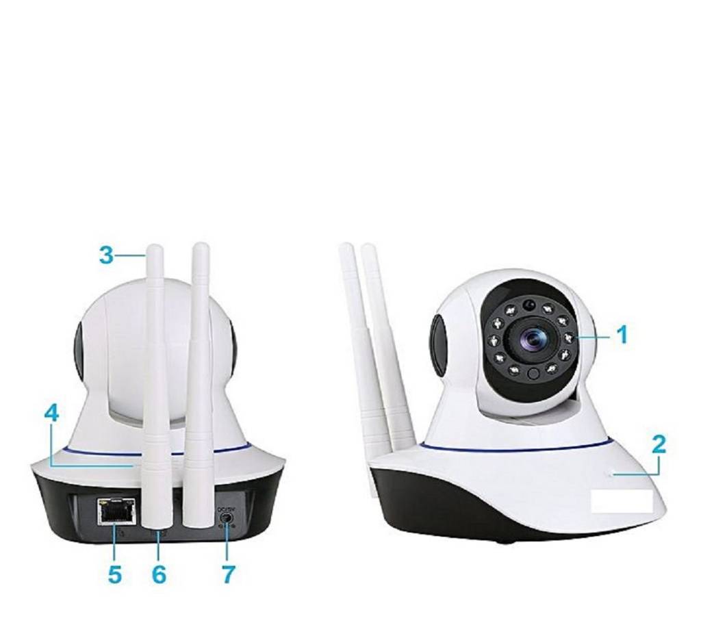 720P WiFi IP CCTV Live Video Camera V380 বাংলাদেশ - 724829