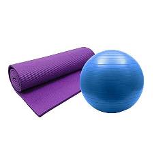 Gym Ball 75cm & Yoga Mats 6 mm(combo)