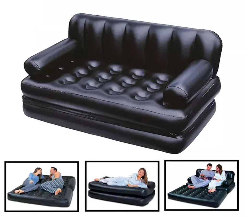 5 In 1 Inflatable Sofa Bed With Electric Pumper