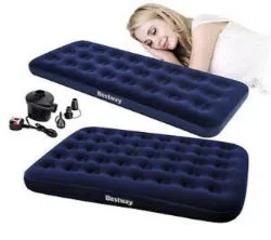 Single Inflatable Bed With Electric Pumper