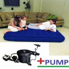 Double Air Bed  With Electric Pumper