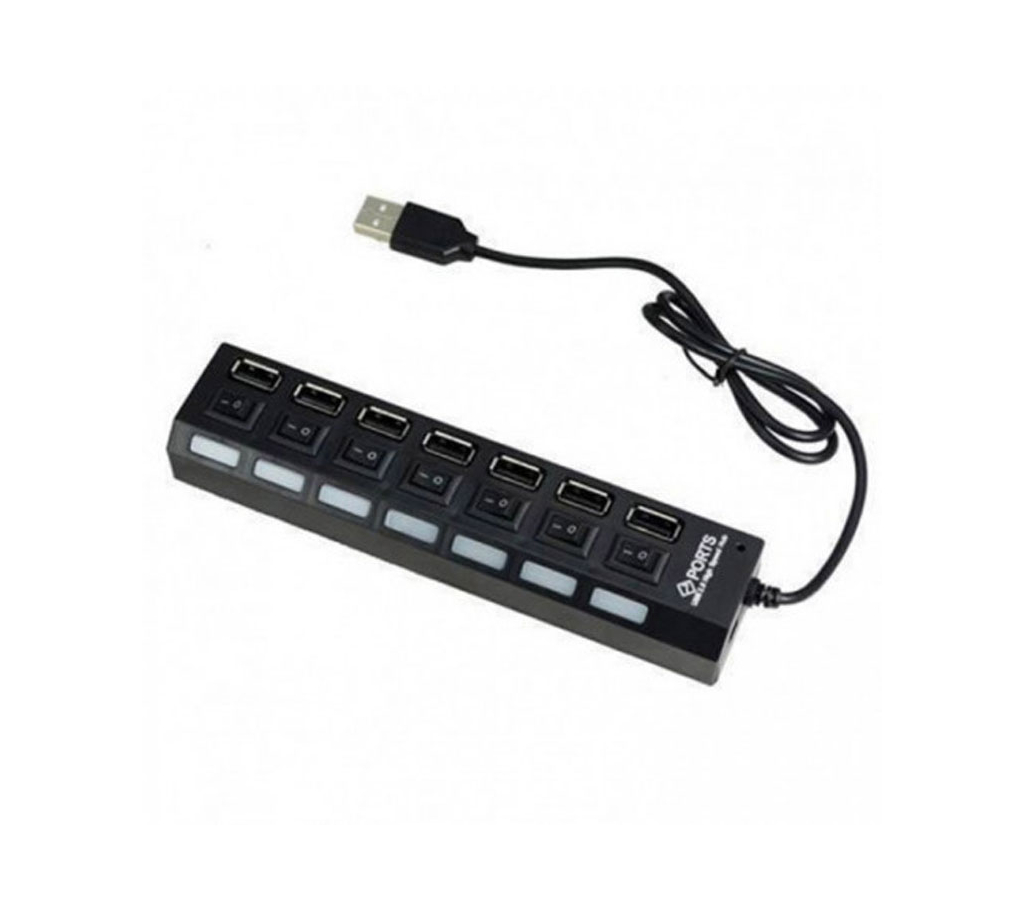 USB 2.0 Hub 7 Port বাংলাদেশ - 638082