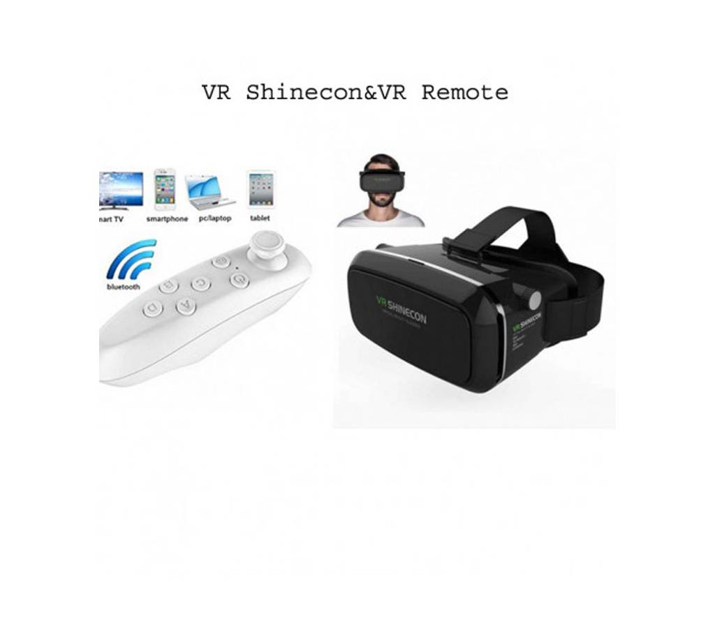 Shinecon Version 2 VR Box+VR Remote বাংলাদেশ - 648428