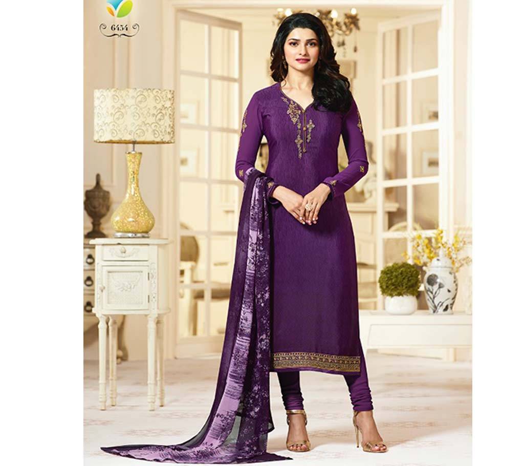 Vinay Fashion Silkina আনস্টিচড সিল্ক থ্রি-পিস বাংলাদেশ - 624637