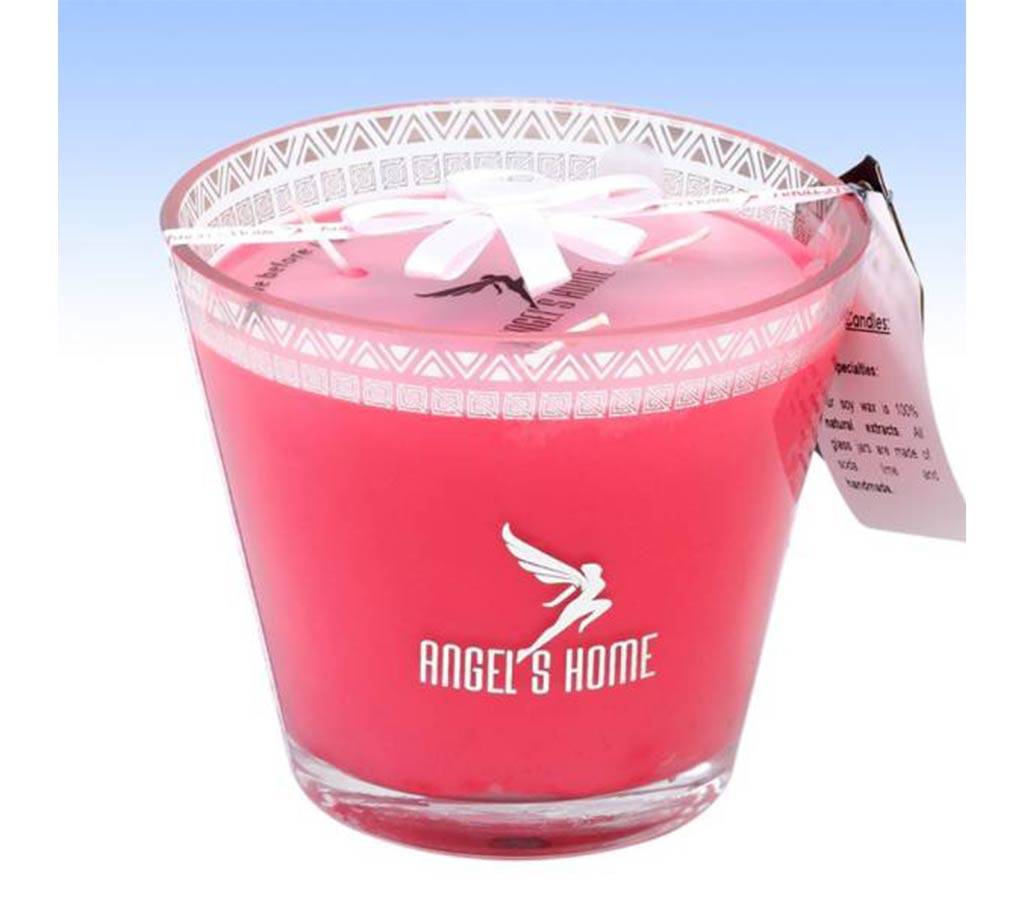 GLASS JAR CANDLE (Rose Fragrance) বাংলাদেশ - 624157