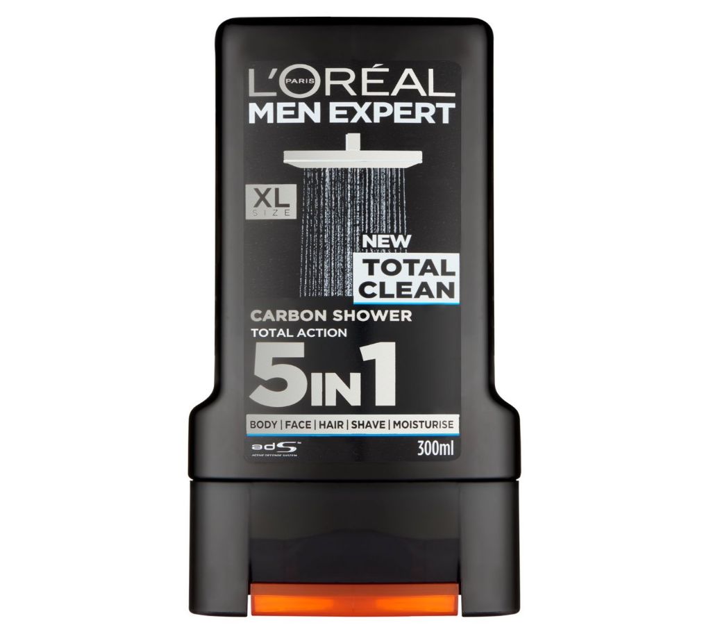 L'Oreal Paris Men Expert Total Clean শাওয়ার জেল-300ml-France বাংলাদেশ - 1101267