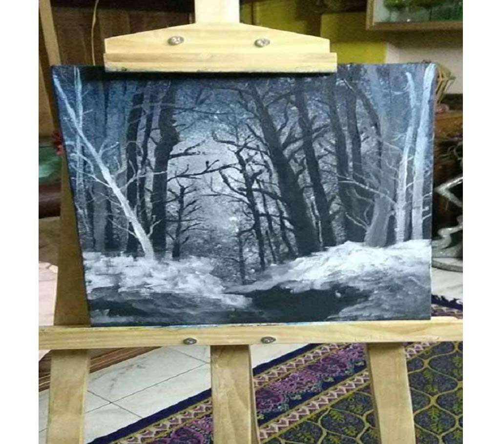 Canvas Painting Winter Park বাংলাদেশ - 628714