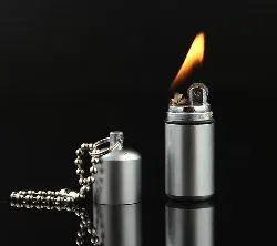 FireStash Miniature Waterproof Keychain Zippo Lighter