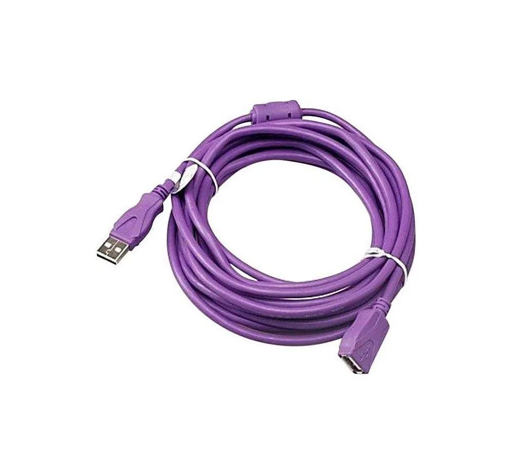 1.5m  USB Extension Cable - Purple