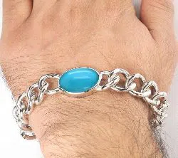 Blue Stone  Bracelet for Men