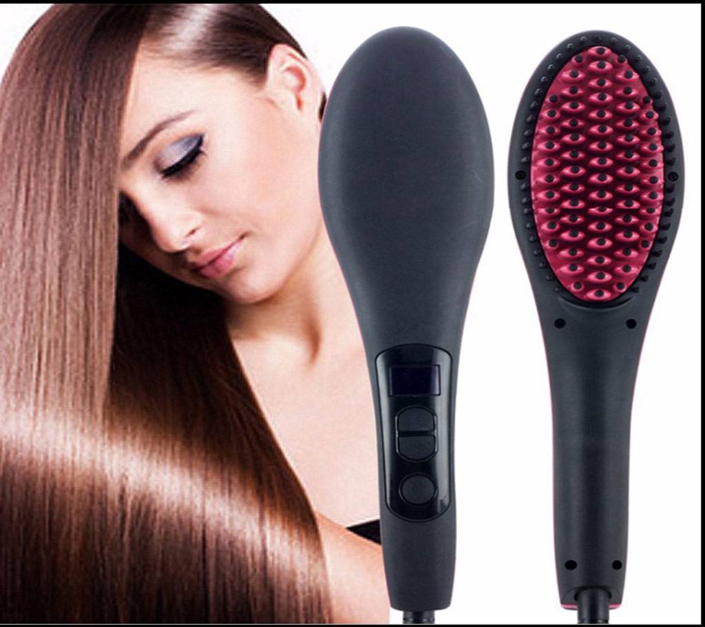 Straight Ceramic Hair Straightening Brush বাংলাদেশ - 630594