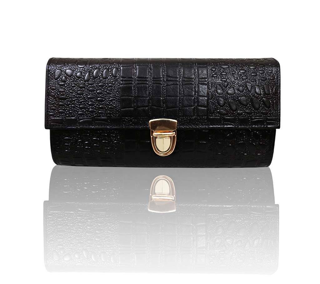 Genuine Leather Purse - Black বাংলাদেশ - 629549