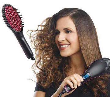 SIMPLY STRAIGHT Ceramic Hair Straightener Brush